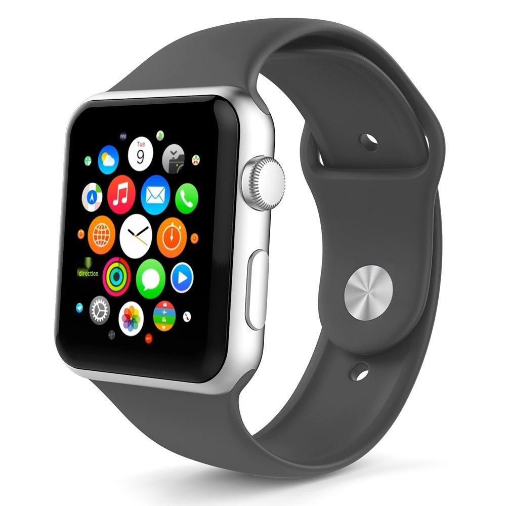 Силиконовый ремешок Apple для Apple Watch Series 1-9/SE, Классический спортивный ремешок