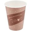 Sunnap Commercial Cardboard Paper Cups, 280ml, 50-count X 2-pack, Japanese Pattern, Suitable for Hot Drinks, AC2850TEC, Brown