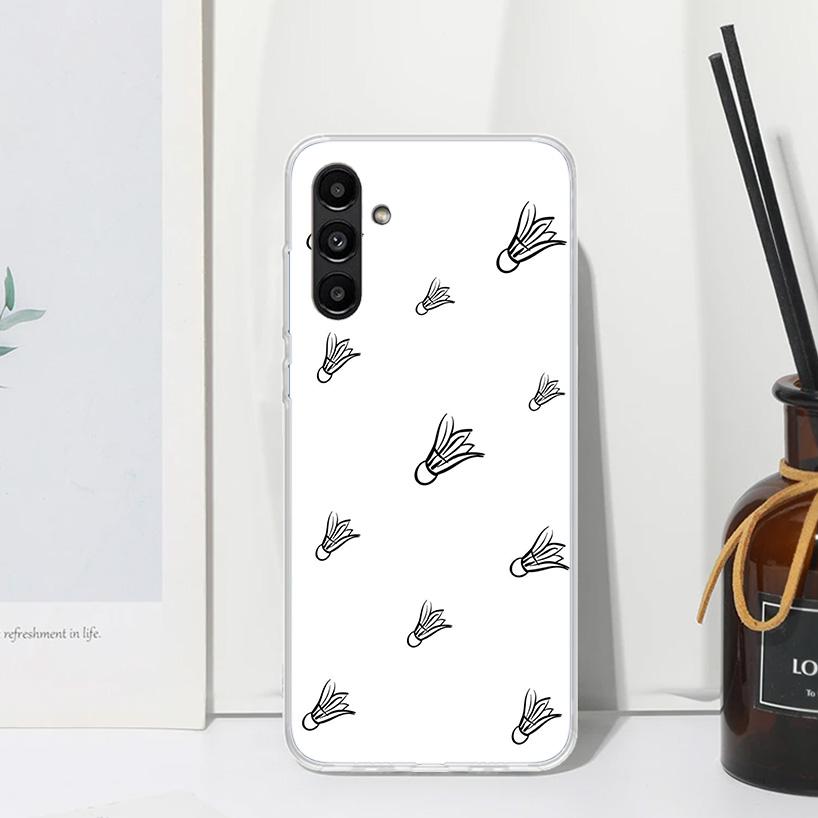 Спортивный чехол для телефона для бадминтона для Samsung Galaxy A17 A37 A57 A16 A26 A36 A56 A15 A25 A35 A55 A14 A24 A34 A54 A13 A23 A33 A53 A07 Ga
