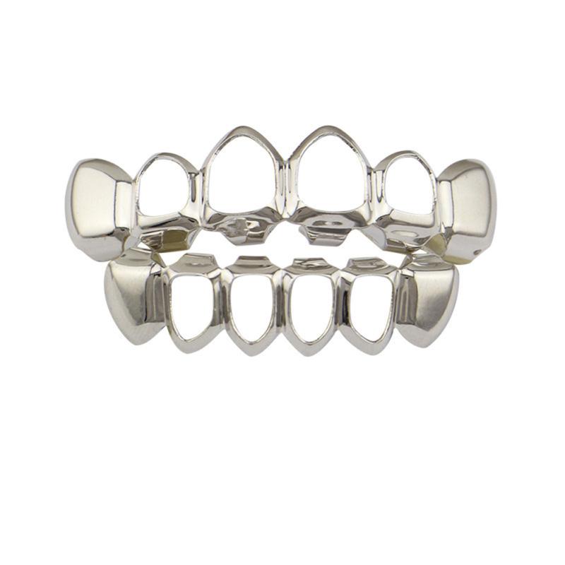 Горячий! Позолоченное модное ажурное украшение на зубы (грилзы) для