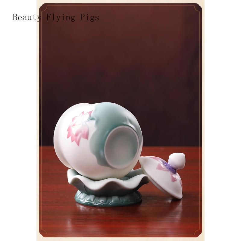 1PCS Ceramic Holy Water Cup Home Buddhist Utensils Cups Feng Shui Ornaments for Worshipping Buddha In Front of the Buddha