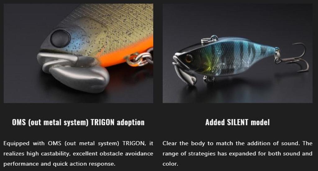 Jackall TN 70 Trigon Silent Vibration Lure Noike Gill (3985)