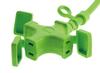 Kowa Kogyo KOWA Indoor Extension Cord, 15A x 5m, 3-Outlet, Green, FGM088-5