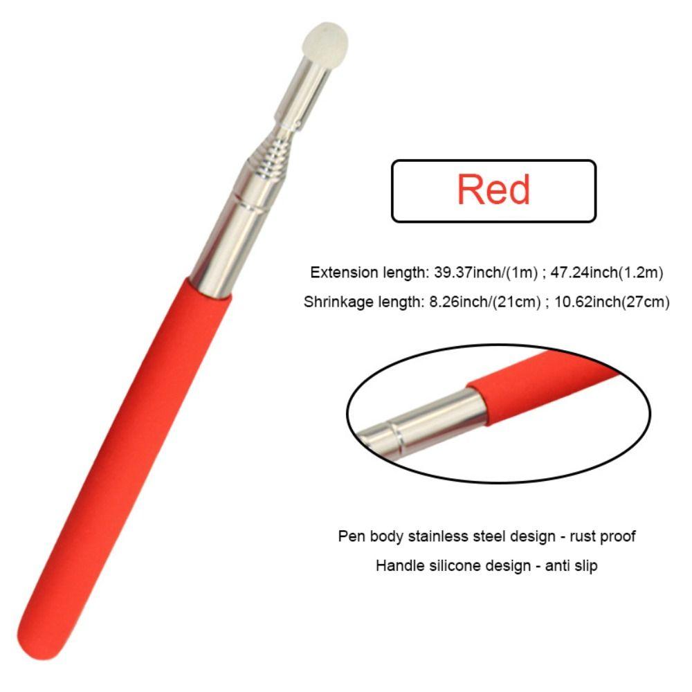 Презентационная телескопическая указка, выдвижная указка для обучения, ручной презентер, указка для доски