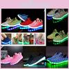 Sneakers Led Luminous Usb Charge Children Low Cut Shoes Fashion Casual Gift