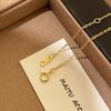 Transport Bead Necklace, Sparkling Pendant, Exquisite and Versatile, Light Luxury, Lulu Tong Collarbone Chain
