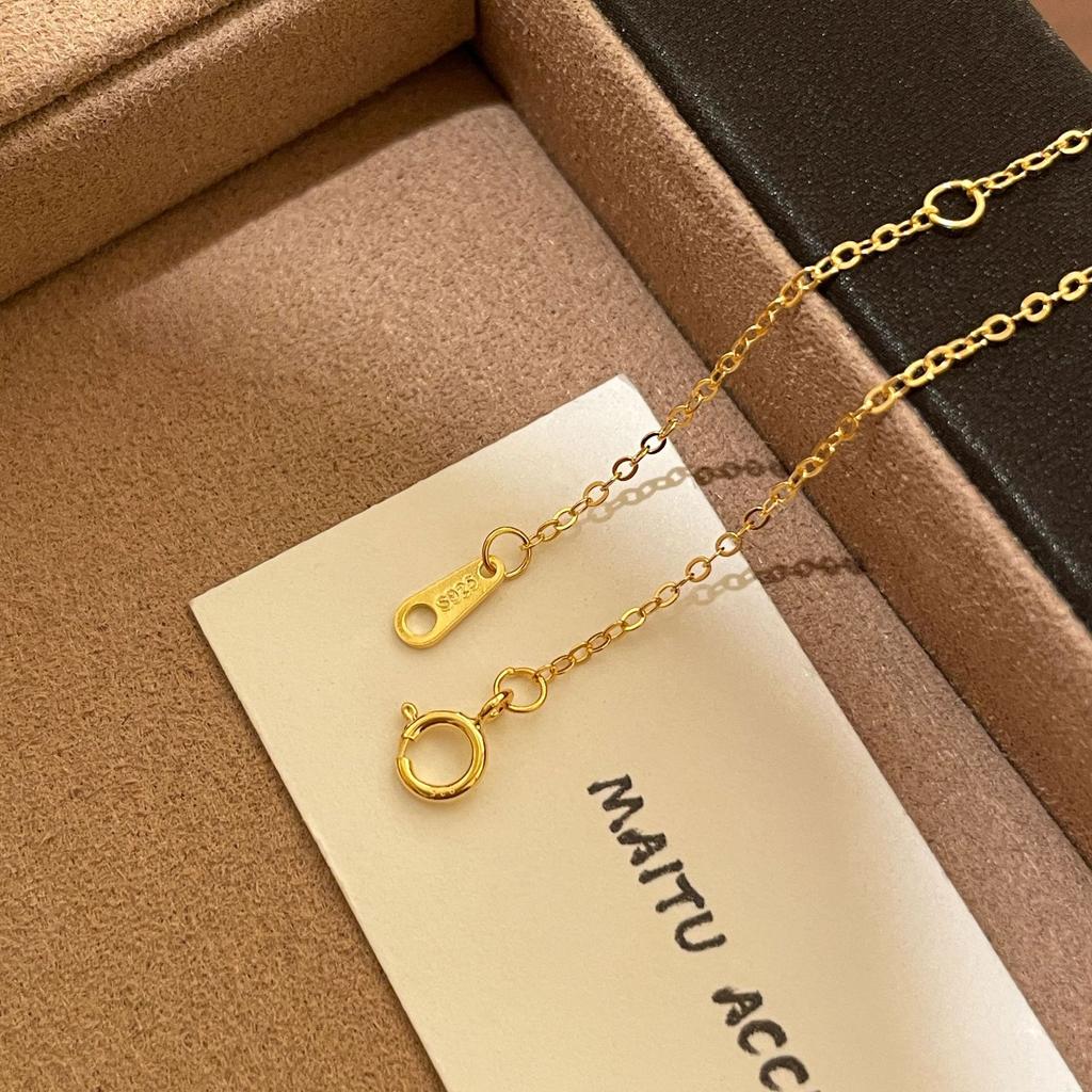 Transport Bead Necklace, Sparkling Pendant, Exquisite and Versatile, Light Luxury, Lulu Tong Collarbone Chain