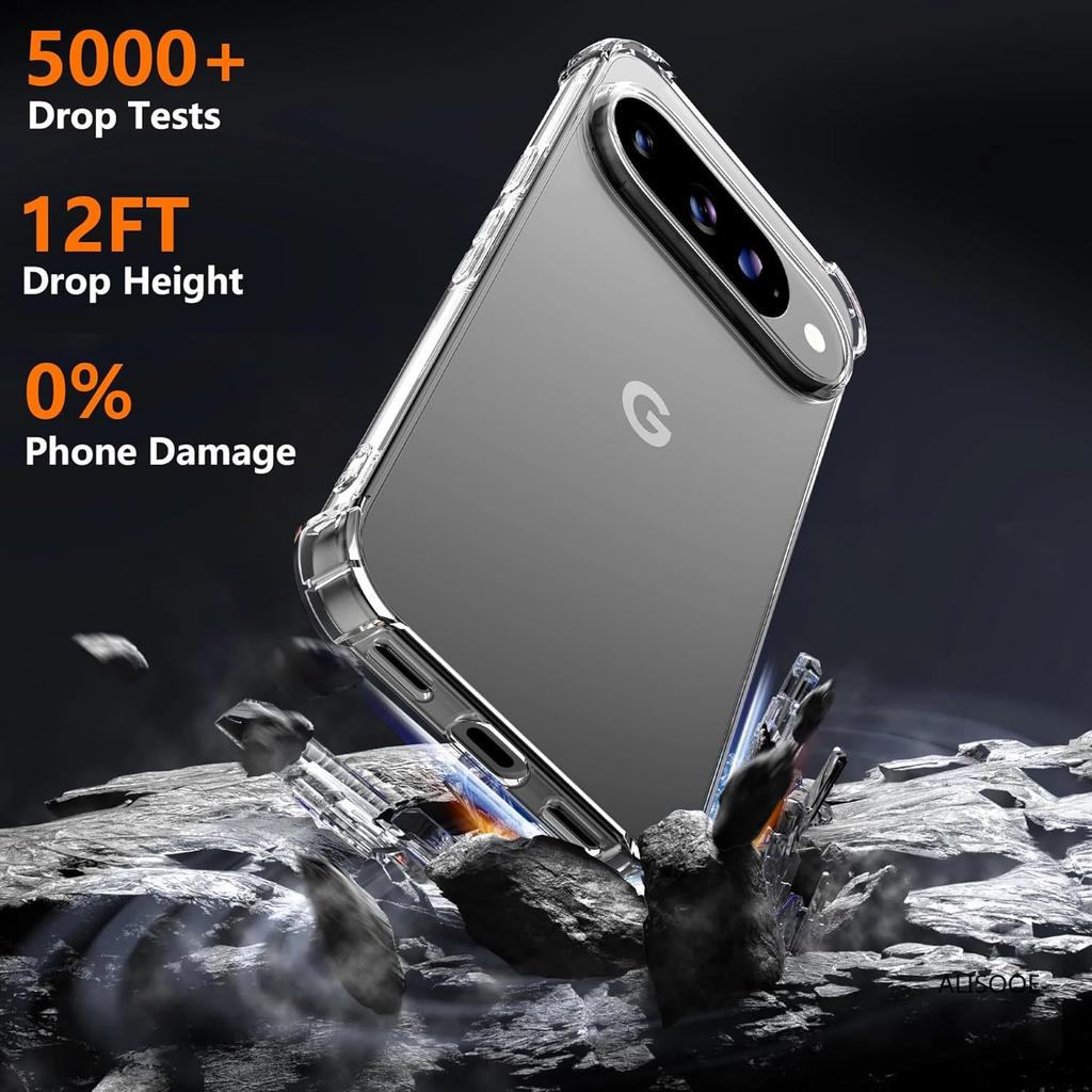 Прозрачный чехол для Google Pixel 9 10 Pro XL 5G Pixel10 Pixel9 Чехол Прозрачный Тонкий Мягкий ТПУ Защитный Чехол Funda Накладка Capa