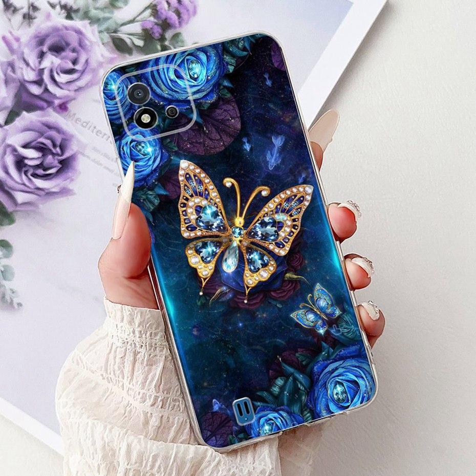 Cute Cartoon Case For Realme C11 (2021) Soft Silicone TPU Back Cover For Realme C11 2021 RMX3231 Phone Cases