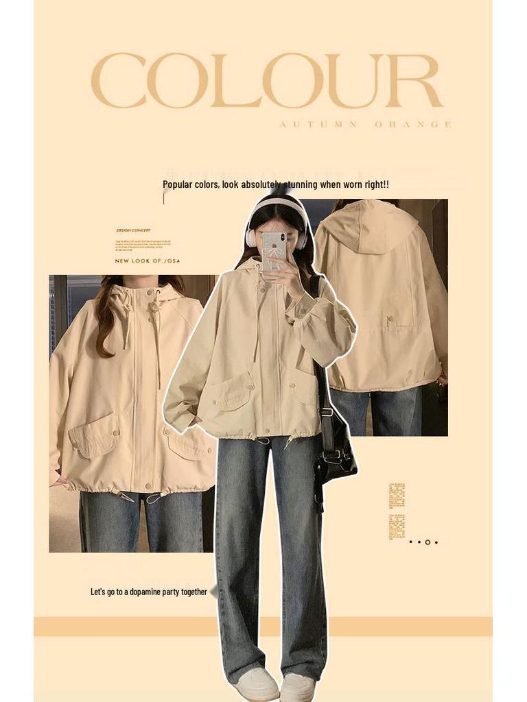 Ветровка с капюшоном свободного кроя Off-White