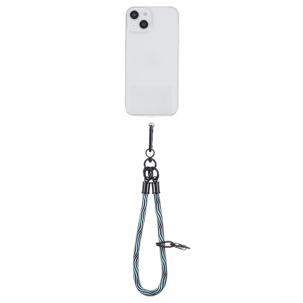 8mm 30cm S-Texture Hand Wrist Strap Short Lanyard Strap with Patch for Mobile Phone Keys Camera