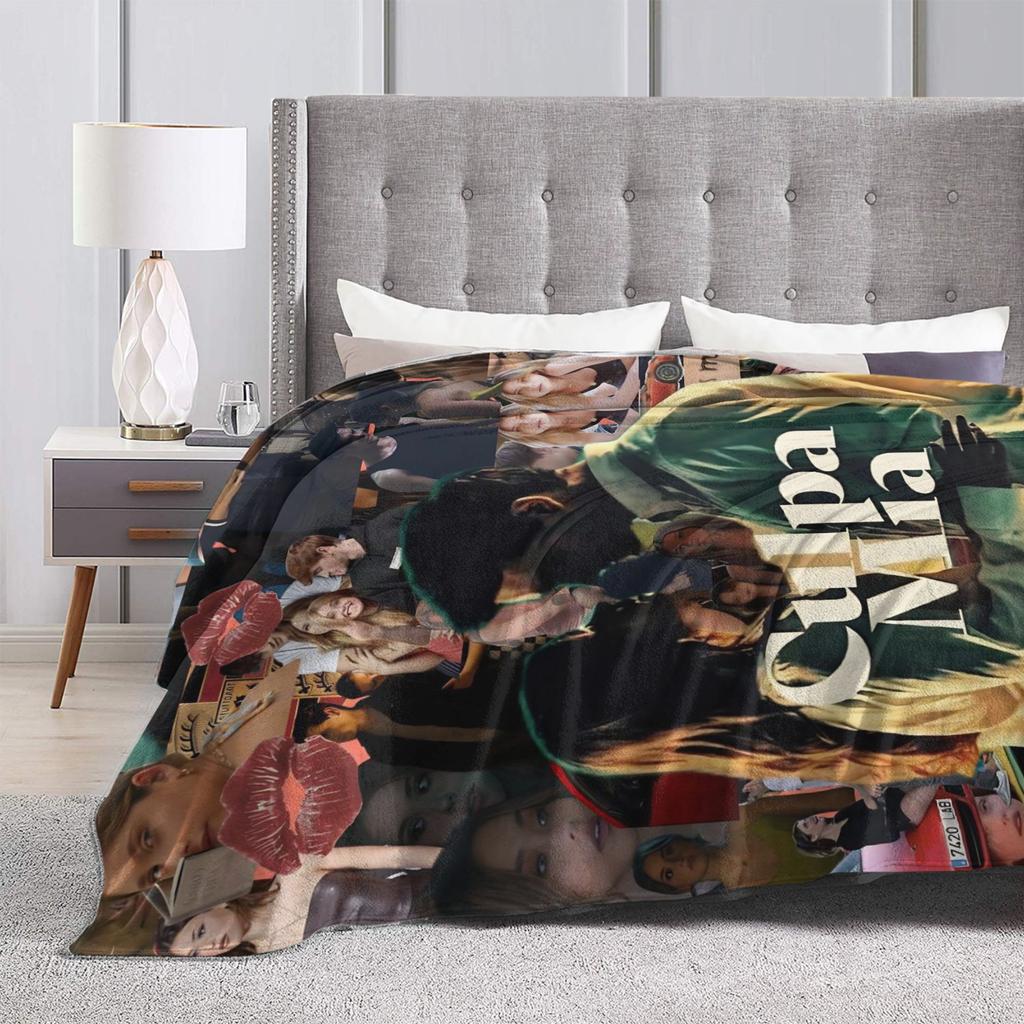 Film Culpa Mia Super Warm Blanket Airplane Travel Plush Throw Blanket Comfortable Couch Chair Flannel Bedspread Sofa Bed Cover