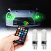 2 шт. T10 W5w RGB светодиодная лампа для Lada Granta Largus Kalina 4*4 Priora 2110 для BMW E46 E60 E90 E91 E92 E93 F30