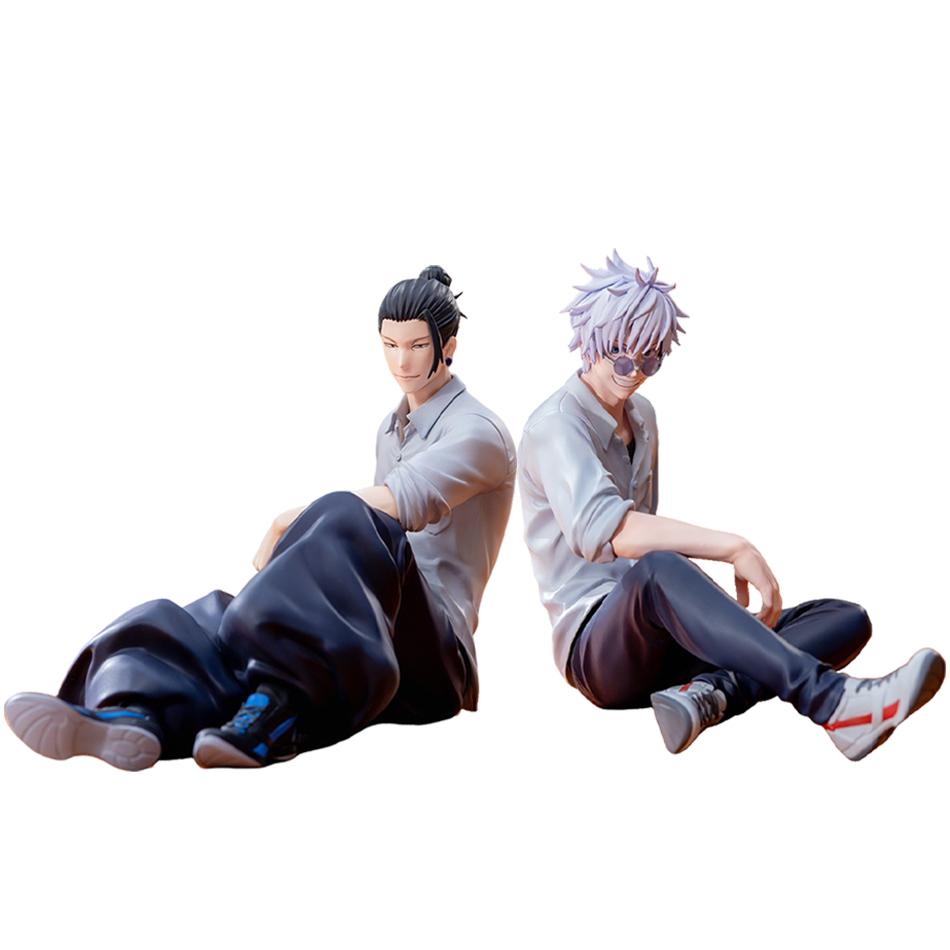 НОВИНКА В НАЛИЧИИ Jujutsu Kaisen 10см Годжо Сатору Гето Сугуру Фигурка Действия ПВХ Кавайные Игрушки Куклы Аниме Подарок на День Рождения