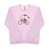 Wilddonkey Snoopy Unisex Sweatshirt Fg Bicycle Dyed Light Pink