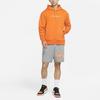 Air Jordan Logo Solid Long Sleeve Hoodie Men Hoodie Orange DO6095-847