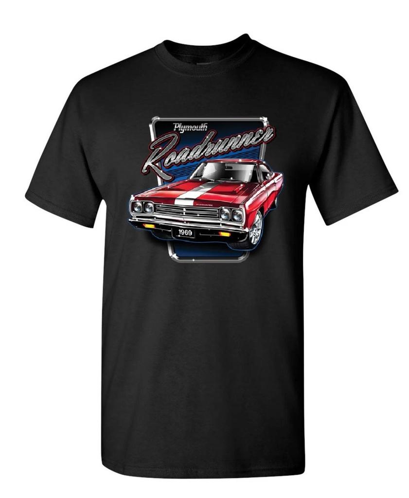 Футболка Plymouth Roadrunner Американский Мускул-кар Route 66 Мужская S M L XL 2,3,4XL