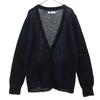J.SABATINO Stripe Long Sleeve Knit Cardigan 1 Black X Navy Men's Used