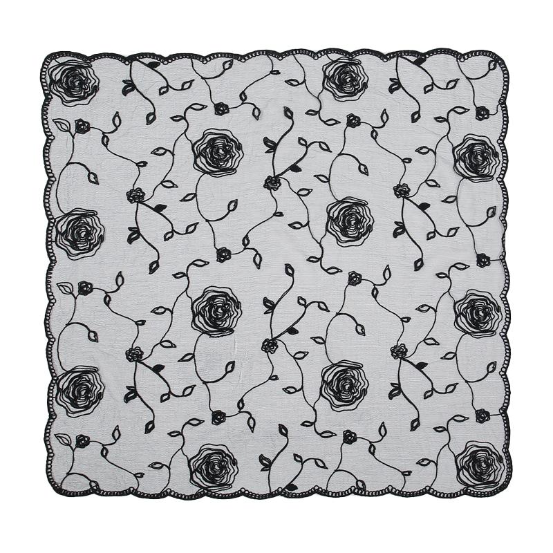 1Pc Lace Versatile Patterned Photography Props Headscarf Fashion Wedding Headscarf Scarf Cotton