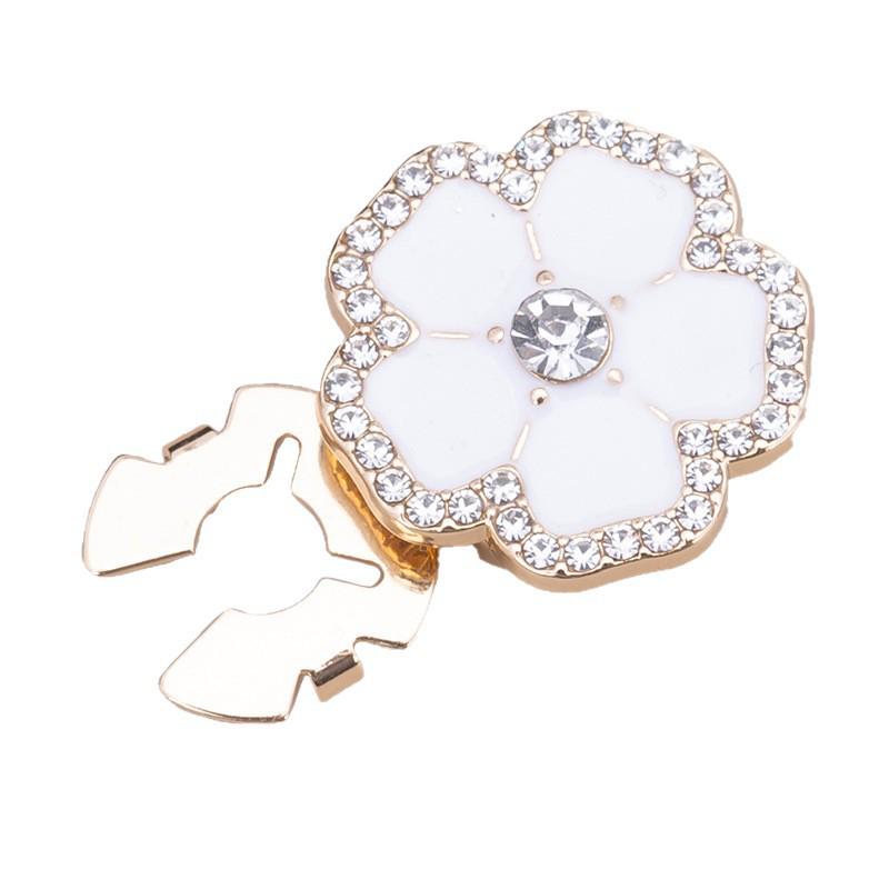 Декоративные запонки и пуговицы для воротника с цветными стразами