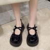 Fashion Vintage Thick Soles with Skirts Mary Jane 2025 Spring and Summer New Height-matching Small Leather Shoes Woman