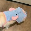 Менструальные штаны для домашних животных Моющиеся гигиеническое нижнее белье для собак Физиологические трусики с изображением рыбы и слона на крючке и петле Водонепроницаемые Дышащие Регулируемые