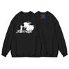 Mens Long Sleeve Crewneck Sweatshirt Anime Darling In Franxx 02 Casual Pullover