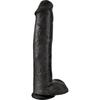 REALISTIC DILDO BAG 38 CM BLACK - KING COCK by PIPEDREAM