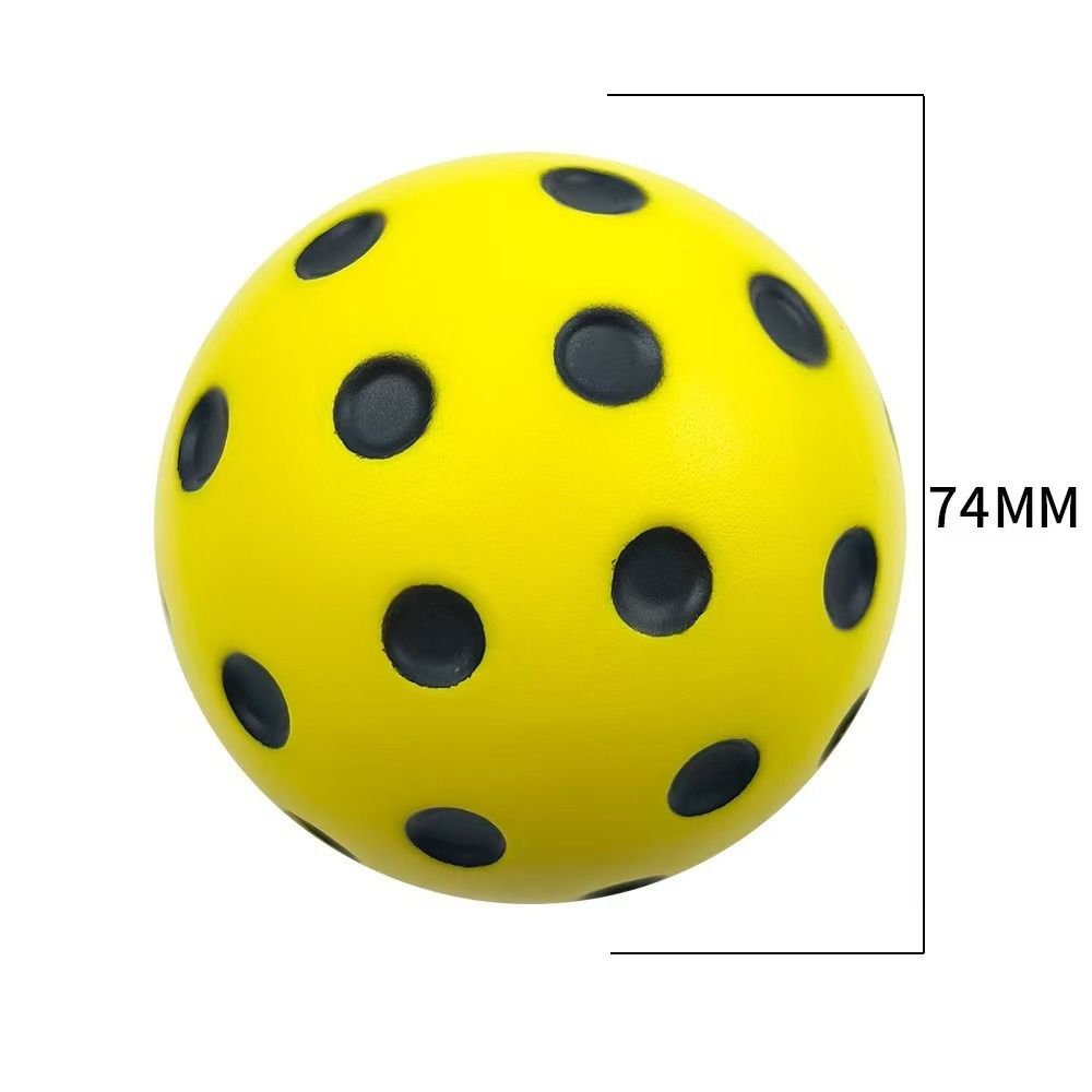 PU Foam Pickleball Squeeze Toy Simulated Stress Relief Balls New Quiets Bounce Ball Fidget Toy
