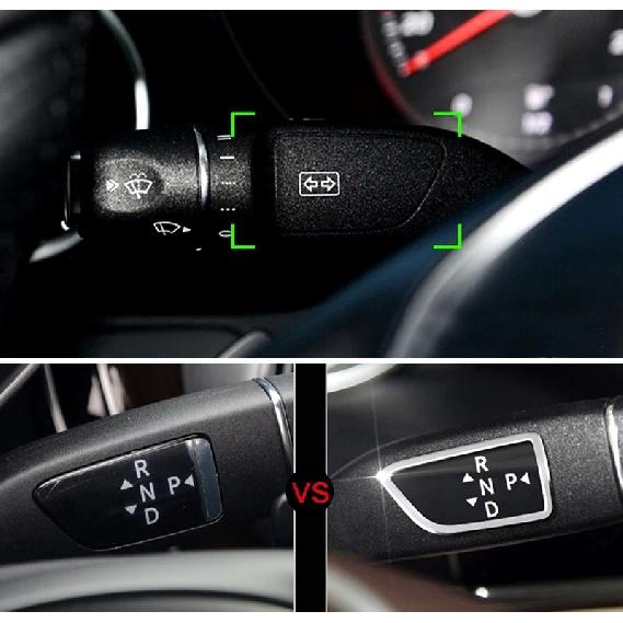 Для Mercedes-Benz Vito W447 2014-аксессуары из алюминиевого сплава, внутренний рычаг переключения передач + крышка стержня стеклоочистителя, отделка автомобиля