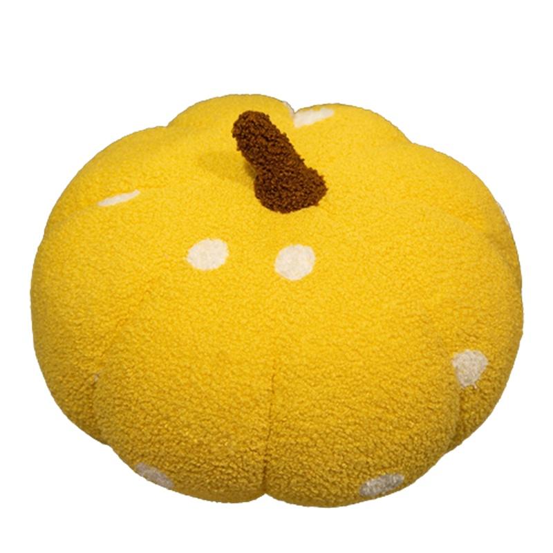 Cute Colorful Polka Dot Pumpkin Pillow Toy For Halloween Decor