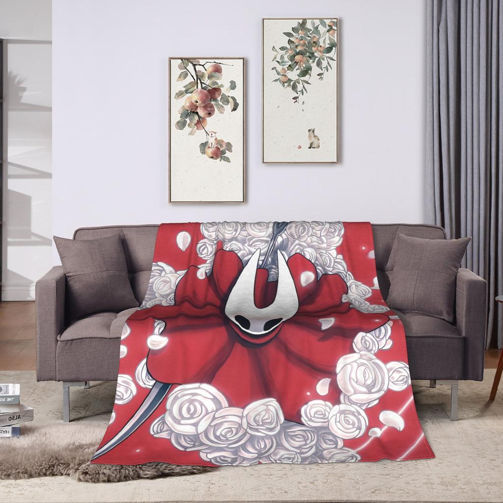 Hollow Knight Silksong The Huntress Blankets Autumn/Winter Breathable Super Soft Throw Blanket for Bedding Car Bedspread