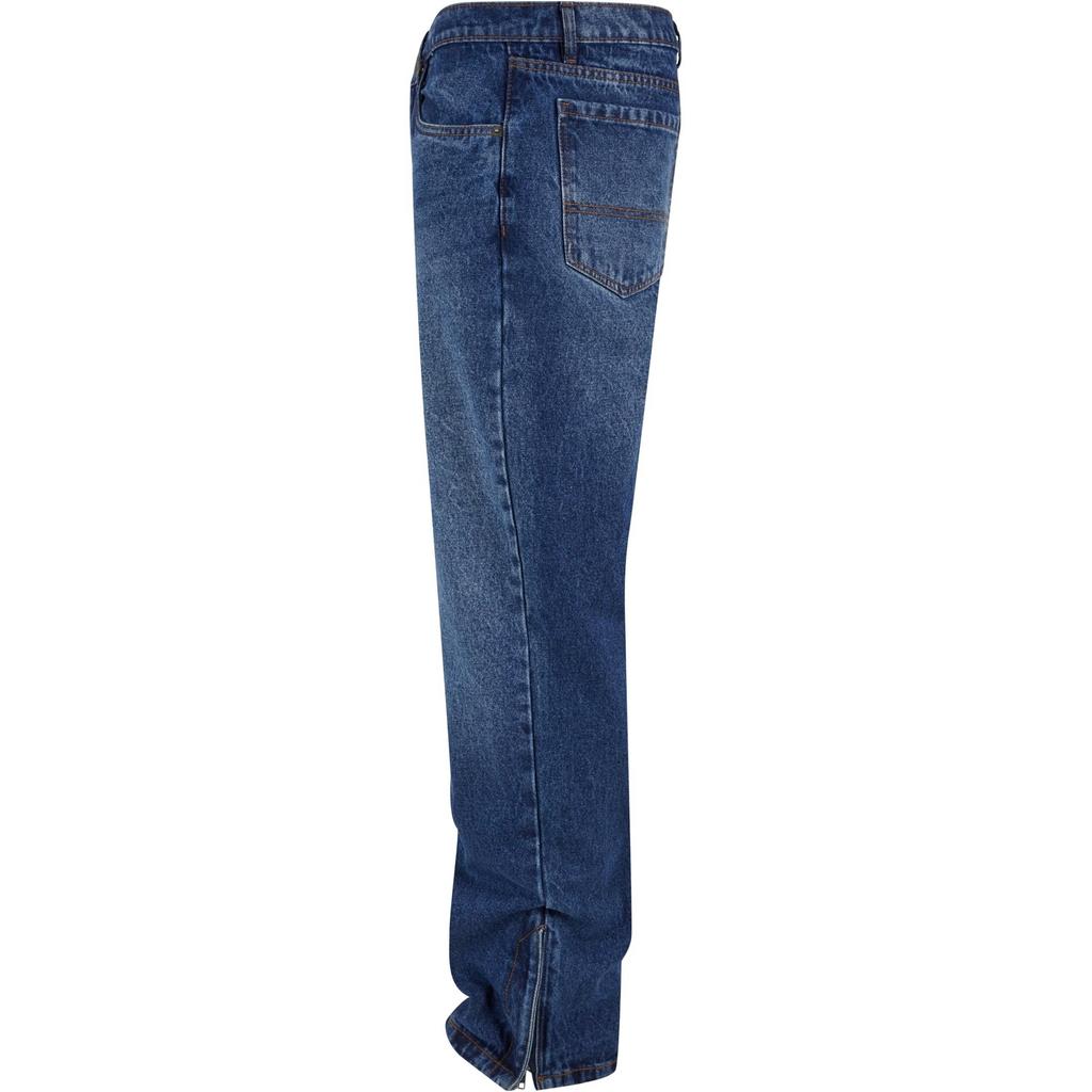 Urban Classics Mens Heavyweight Zipped Straight Leg Jeans