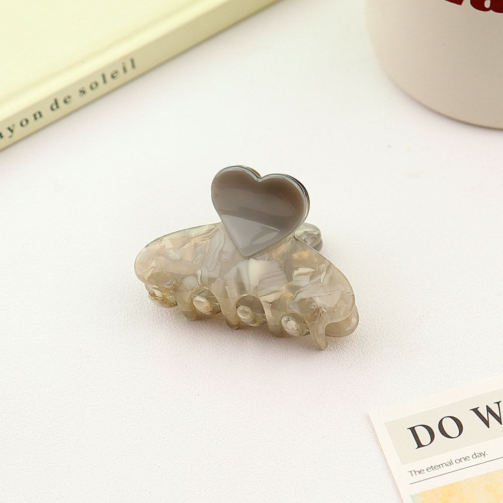 Ацетатная заколка для волос Love Barrette Creative Hair Claw Clip Women