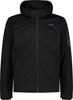 Куртка CMP Light Softshell Jacket с отстегивающимся капюшоном (39A5027) черная