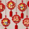 6pcs 3D Chinese Snake Year Pendants Traditional Spring Festival Supplies  Home Living Room Decor