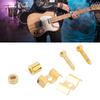 10Sets With Mounting Screws String Retainer Guide Gold Color String Retainer Set  For Guitar