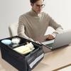 Car Trunk Organizer Waterproof Foldable Sturdy Car Organization Dust-Proof Multi-Compartment Automotive Accessories Trunk