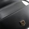 Gucci Маленькая сумка на плечо Petit GG 739722 Double G 2WAY черная кожаная Женская Б/у