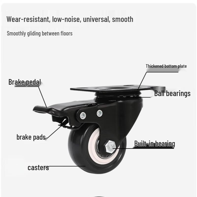 Lian Pin Hui Подставка на колесиках для растений, 4 шт.