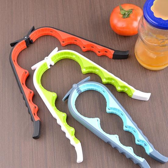 5 In 1 Bottle Opener Easy Grip Jar Opener for Arthritis Hands Quick Opening