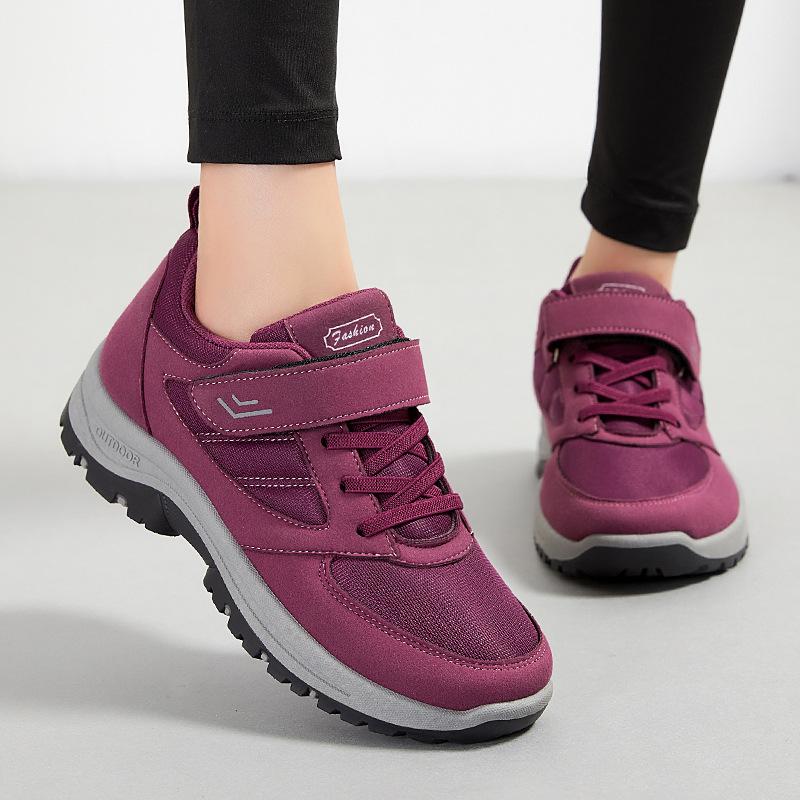 Новые женские спортивные туфли на липучках для людей среднего и пожилого возраста