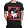 Повседневные футболки AOT Anime Levied Ackerman, мужские футболки с круглым вырезом, хлопковые футболки с коротким рукавом