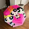 1pc Powerpuff Girls, Cartoon Characters Themed High-quality Umbrella,Automatic Opening and Closing Umbrella,Multi-functional Umbrella G0811059