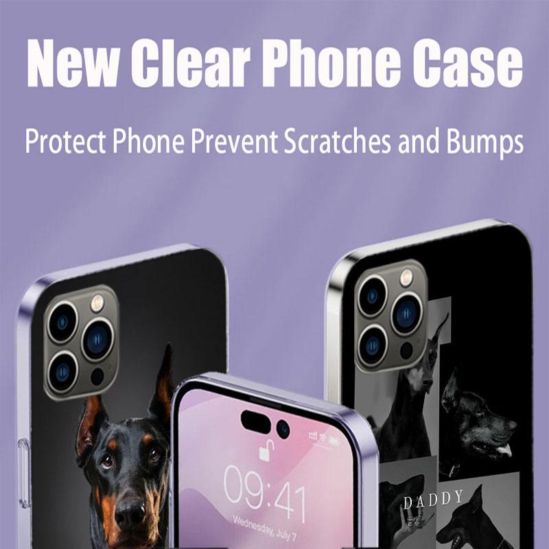 Животное Такса Доберман собака Чехол для телефона Для Apple Iphone 16E 16 17 Pro Max Air 15 Pro 14 Plus 12 13 Mini Чехол Милый Веселый