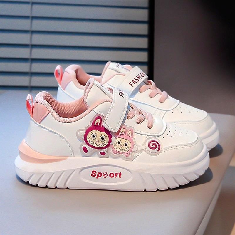 Зимние хлопковые туфли для девочек, туфли принцессы, нескользящая спортивная обувь, утепленные флисом теплые кроссовки