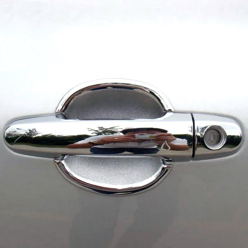 Для Toyota Highlander 2001-2007 хромированная отделка дверной ручки и крышка дверной чаши, украшение для автомобиля 2002 2003 2004 2005 2006