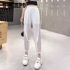 Women Summer Ice Silk Quick Drying Sports Cropped Pants Large Size Loose Hollow Out Thin Casual Jogger Pants