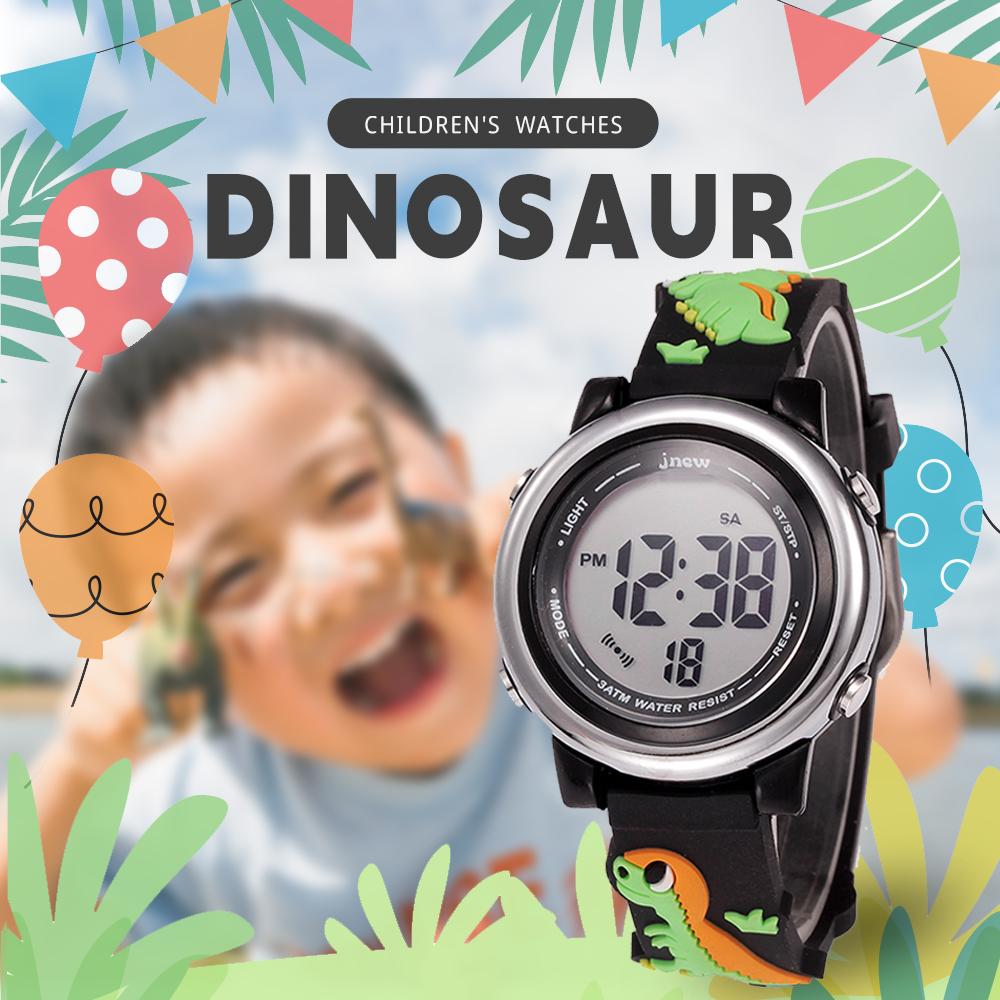 Kids Watch Best Gift for Kids 3-11 Years Old Dinosa 3D Cartoon Waterproof Birthday Gift Children Wristwatch