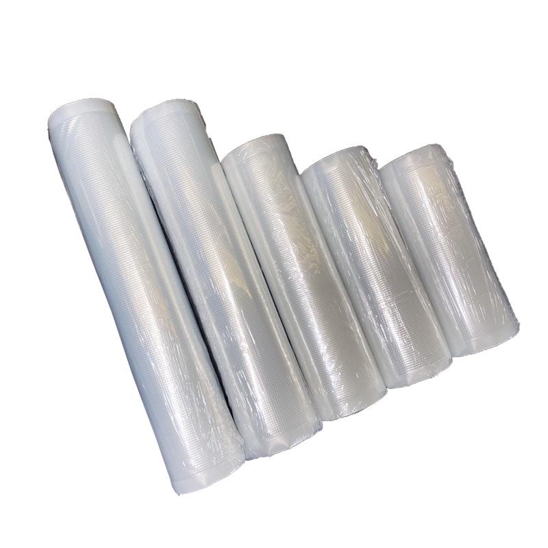 Прозрачный текстурированный нейлоновый вакуумный рулонный пакет - Утолщенный, пищевой